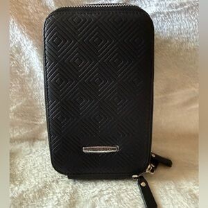 New Pomelo Best Black Geometric Patterned Small Purse Carry Bag